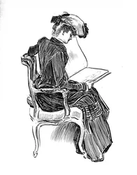 Ein Gibson-Mädchen, ca. 1902
